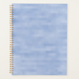 Minimalistisches hellblaues Himmelsmuster abstrakt Planer