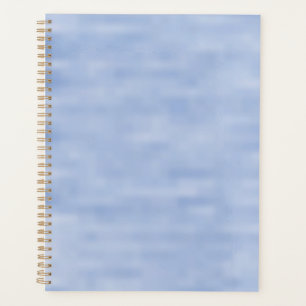 Minimalistisches hellblaues Himmelsmuster abstrakt Planer