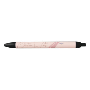 Minimalistisches helles Pfirsichpink Makeup Artist Kugelschreiber