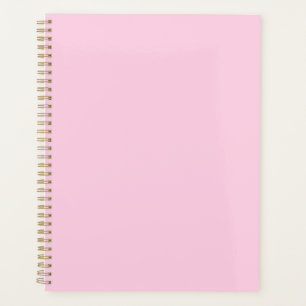 Minimalistisches hellrosa Brustkrebs-Bewusstsein Planer