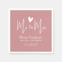 Minimalistisches Herz Frau Brautparty Puce Pink