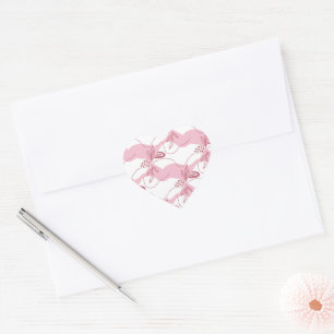 Minimalistisches Herz-Pflaster Herz-Aufkleber