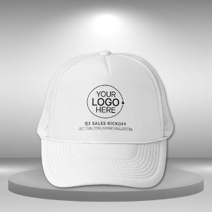 Minimalistisches Hinzufügen Ihres Logo-Marketings Truckerkappe