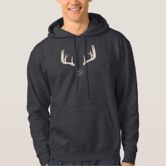 Minimalistisches Hirschgeweih-Hoodie-T-Shirt Hoodie