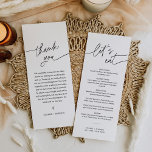 Minimalistisches Hochzeitmenü 4x9<br><div class="desc">Everleigh Collection - eine atemberaubende und minimalistische Kollektion mit einem modernen Kalligraphie-Schriftart, der elegant und stilvoll zugleich ist. Diese Kollektion bietet ein zeitloses und elegantes Design, das perfekt für jede Veranstaltung geeignet ist, von Hochzeiten bis hin zu Babyduschen und allem dazwischen. Genießen Sie die Eleganz und Eleganz der Everleigh Collection...</div>