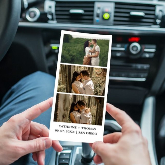 Minimalistisches Hochzeitshaus-Foto-Overlay Danke Save The Date (Von Creator hochgeladen)