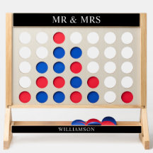 Minimalistisches Hochzeitsspiel Personalisiert Fas