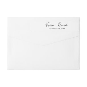 Minimalistisches Hochzeitstil