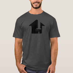 Minimalistisches Home-Farbröllchen-Grafik-T-Shirt T-Shirt