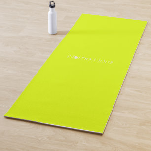 Minimalistisches individuelle Name-Monogramm Yogamatte