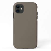 Minimalistisches iPhone Case Braun Schlankes Schut