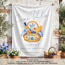 Minimalistisches italienisches Ciao Bella Schild B