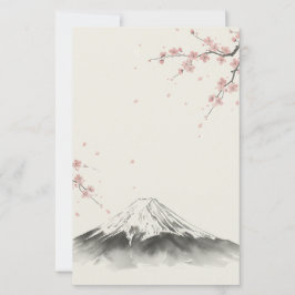 Minimalistisches japanisches ästhetisches zweiseit