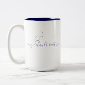 Minimalistisches Kaffeetassendesign Zweifarbige Tasse