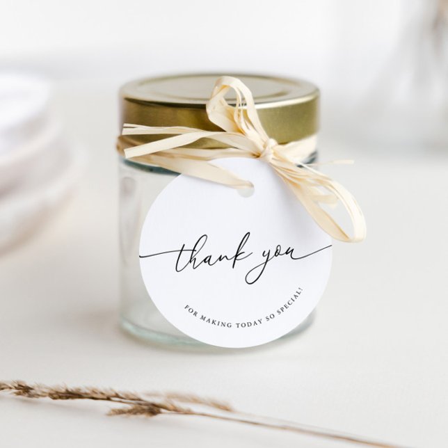 Minimalistisches kalligraphisches Brautparty Viele Geschenkanhänger (Von Creator hochgeladen)