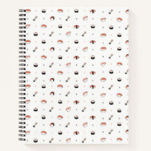 Minimalistisches Kawaii-Sushi-Muster Süße japanisc