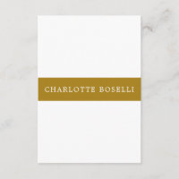 Minimalistisches Klassisches Professionelles Goldf
