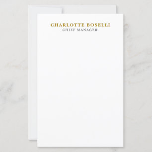 Minimalistisches klassisches professionelles Papie