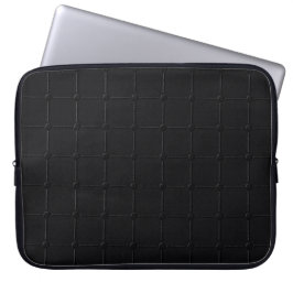 Minimalistisches Kohlenstoff-Schwarz Industrielles Laptopschutzhülle