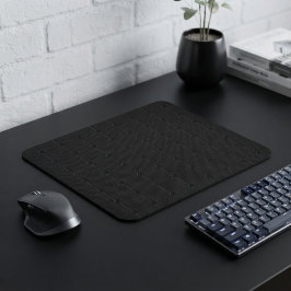Minimalistisches Kohlenstoff-Schwarz Industrielles Mousepad