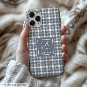 Minimalistisches Korallengrau iPhone Case Elegante