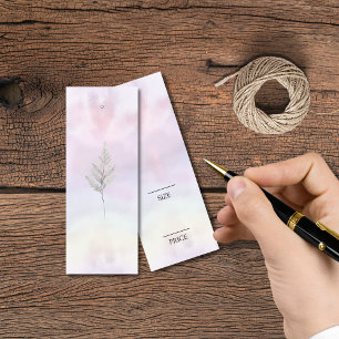 Minimalistisches Logo Aquarell-Schwing-Preisschild