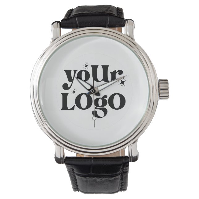 Minimalistisches Logo Armbanduhr (Vorderseite)