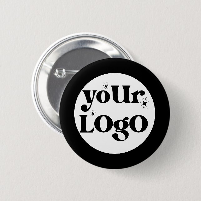 Minimalistisches Logo Button (Vorne & Hinten)