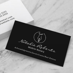 Minimalistisches Logo für den mobilen Notdienst -  Visitenkarte