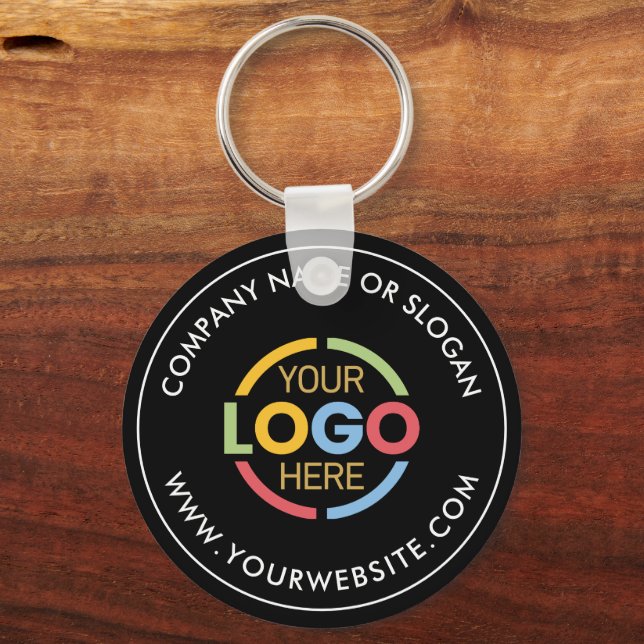 Minimalistisches Logo für kundenspezifische Geschä Schlüsselanhänger (Rückseite)