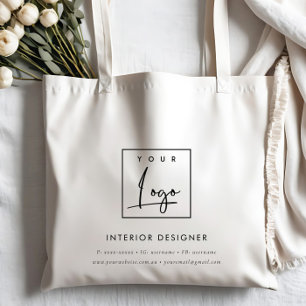 Minimalistisches Logo für Werbeaktionen Tragetasche