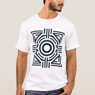 Minimalistisches Logo-Inspiriert Abstraktes T - Sh T-Shirt