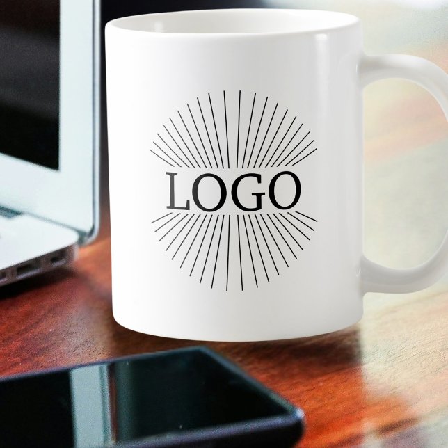 Minimalistisches Logo Kaffeetasse (Minimalistic Logo Coffee Mug)