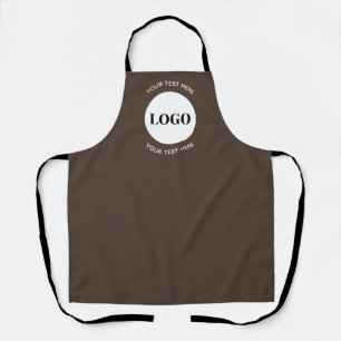 Minimalistisches Logo mit Text Business Schürze