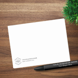 Minimalistisches Logo Post-it Klebezettel