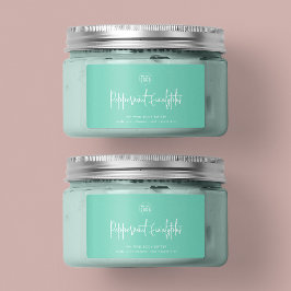 Minimalistisches Logo-Skript für benutzerdefiniert Adressaufkleber