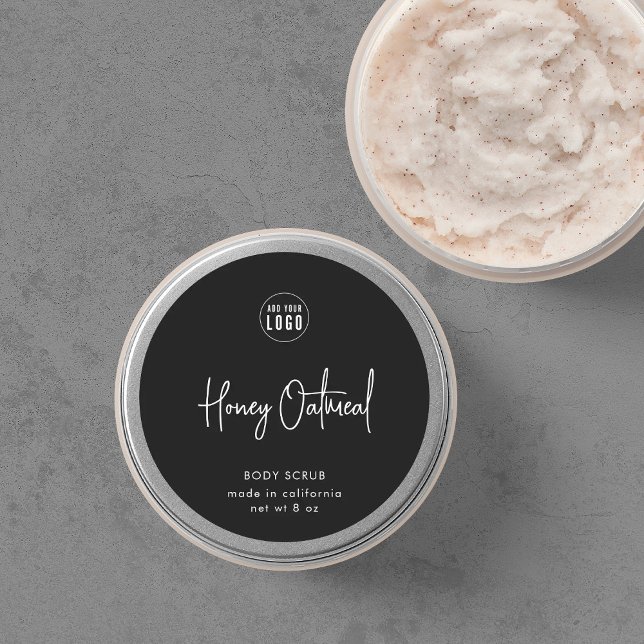 Minimalistisches Logo-Skript für benutzerdefiniert Runder Aufkleber (Von Creator hochgeladen)