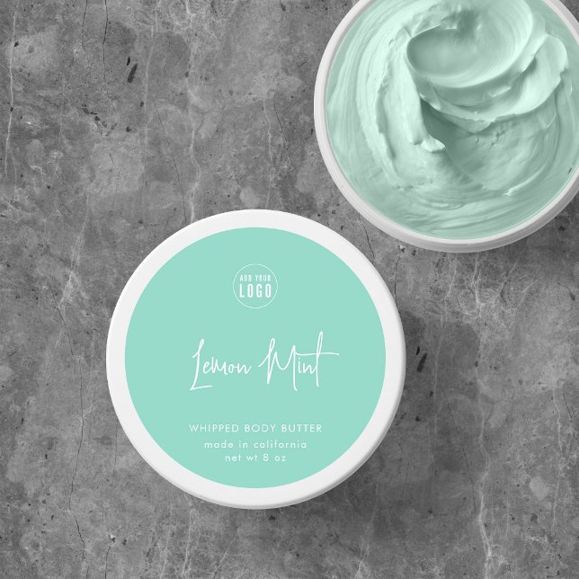 Minimalistisches Logo-Skript für benutzerdefiniert Runder Aufkleber (Von Creator hochgeladen)