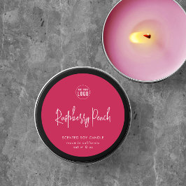 Minimalistisches Logo-Skript für benutzerdefiniert Runder Aufkleber