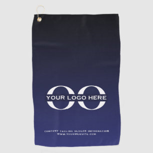 Minimalistisches Logo-Unternehmen Golfhandtuch