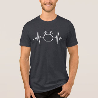 Minimalistisches M-Design | Fette Monogramm-Aussag Tri-Blend Shirt
