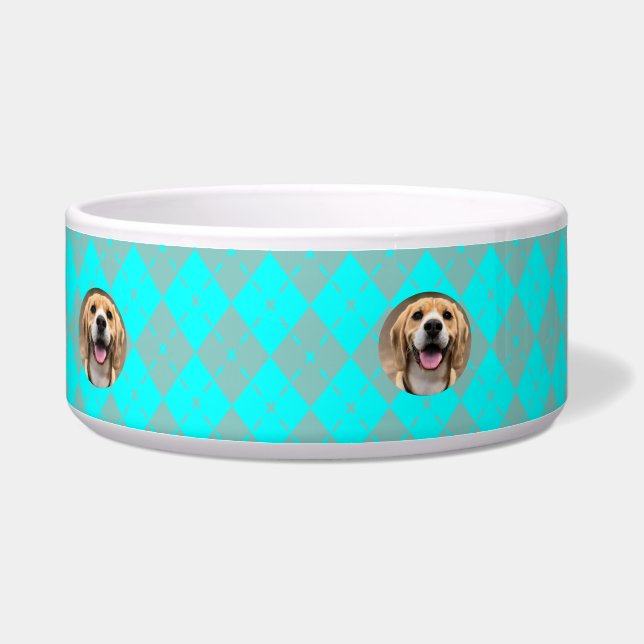 Minimalistisches Mit Monogramm Hundesatzaccessoire Napf (Rechts)