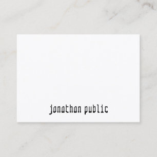 Minimalistisches modernes Berufliches Template Visitenkarte
