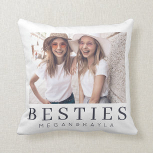 Minimalistisches Modernes Chic Best Friends BESTE  Kissen