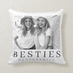 Minimalistisches Modernes Chic Best Friends BESTE Kissen