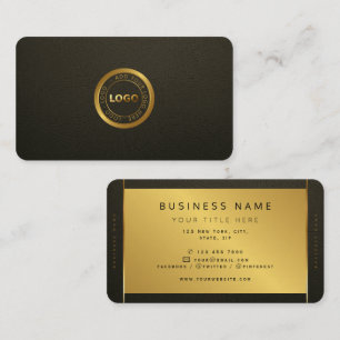 Minimalistisches, modernes, dunkles und berufliche visitenkarte