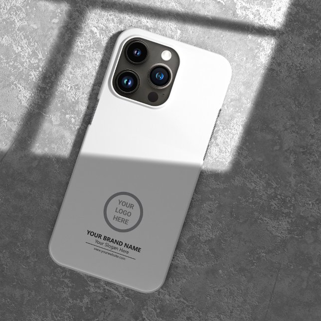 Minimalistisches, modernes Firmenlogo Case-Mate iPhone Hülle (Branded phone cover with logo)