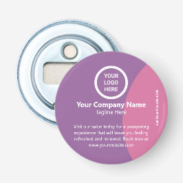 Minimalistisches, modernes Firmenlogo Flaschenöffner