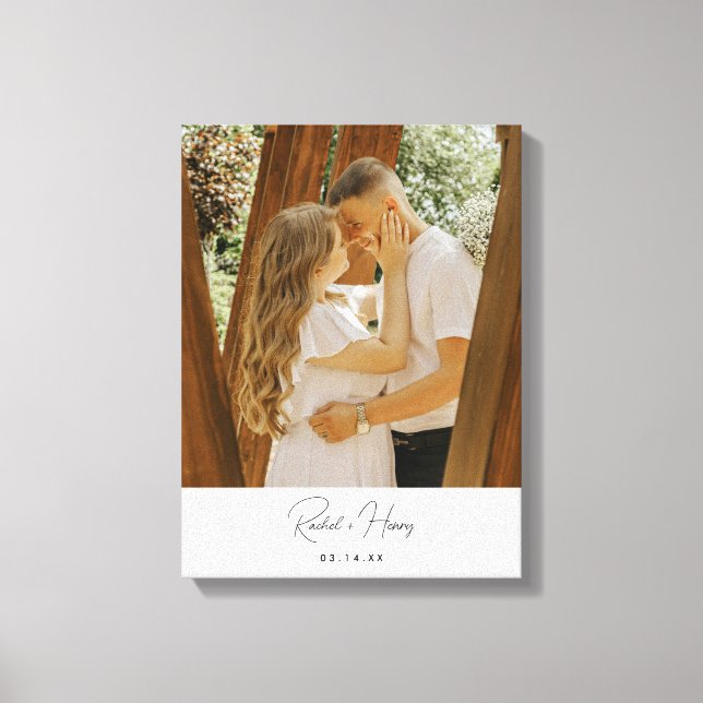 Minimalistisches modernes Foto Leinwanddruck (Vorderseite)