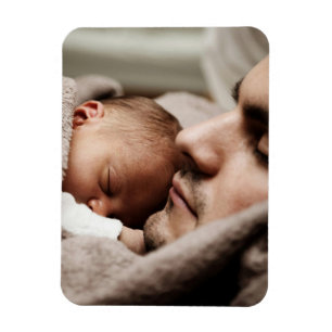 Minimalistisches modernes Foto Magnet